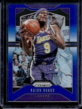 2019-20 Panini Prizm Rajon Rondo Prizm Blue #/199 Lakers
