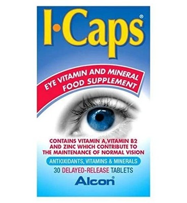 ICaps Extra Lutein Tablets 30ct 2 Pack Eye Vision Support Supplement