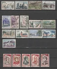 France 1960 & 1961 Site Stamps & Monuments & Complete Series Famous Actors
