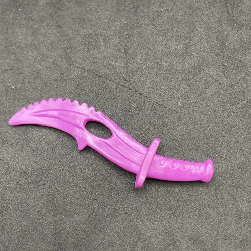 Vintage 1992 TMNT Robotic Bebop Mutant Purple KNIFE SWORD PART Ninja Turtles T51