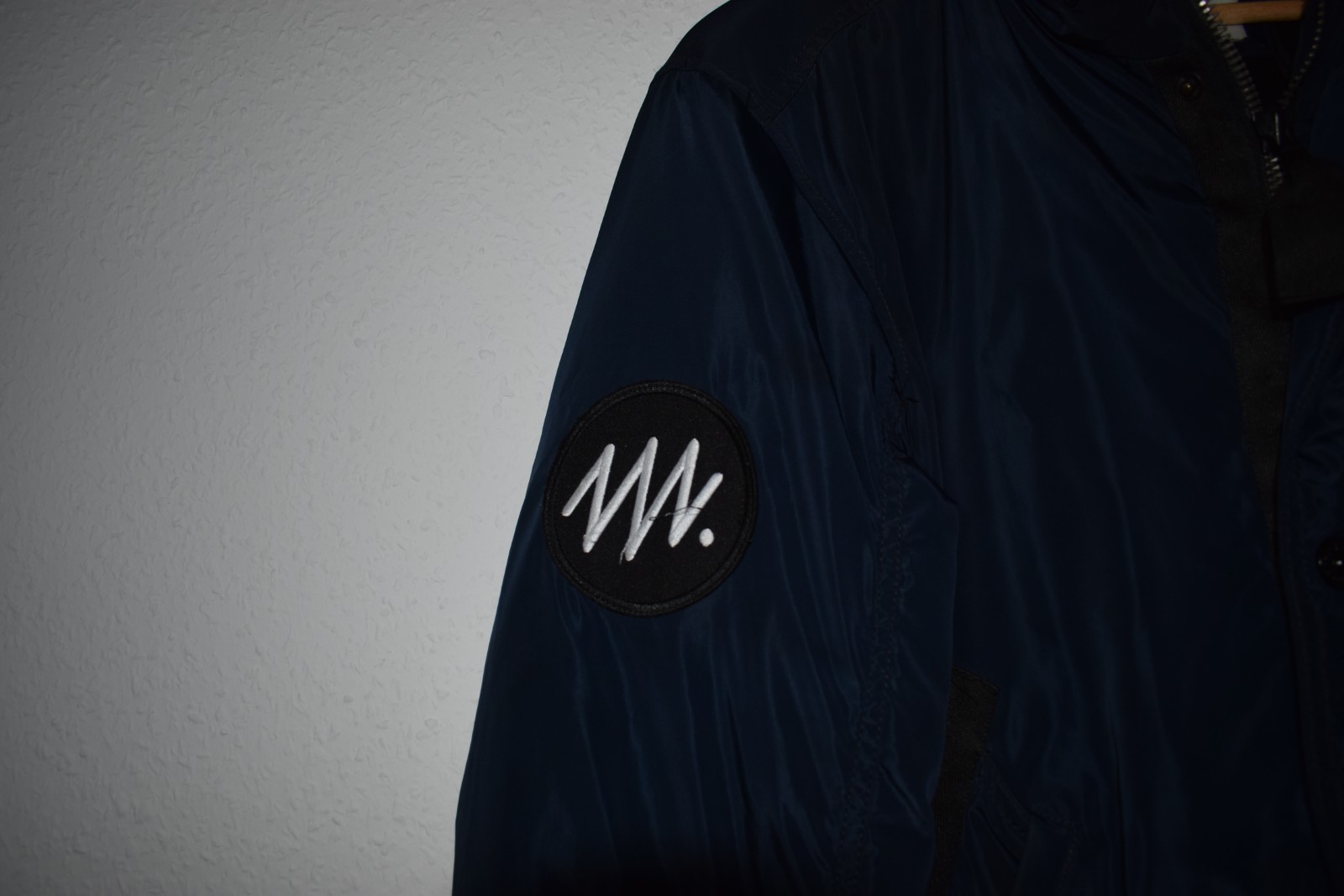 Jack & Jones Core Men's Navy Blue Hooded Bomber Jacket image 5