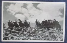 RPPC Death Valley California Baby Gauge Railroad Train 1940s Postcard