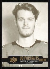 2021-22 Upper Deck Portraits #P50 Jasper Weatherby