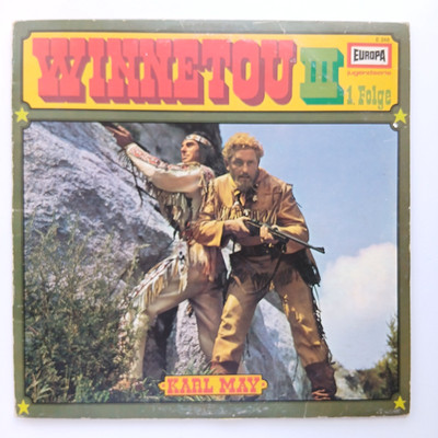 Karl May Winnetou III, 1. Folge Hörspiel 1968 LP EUROPA -  SEHR GUT