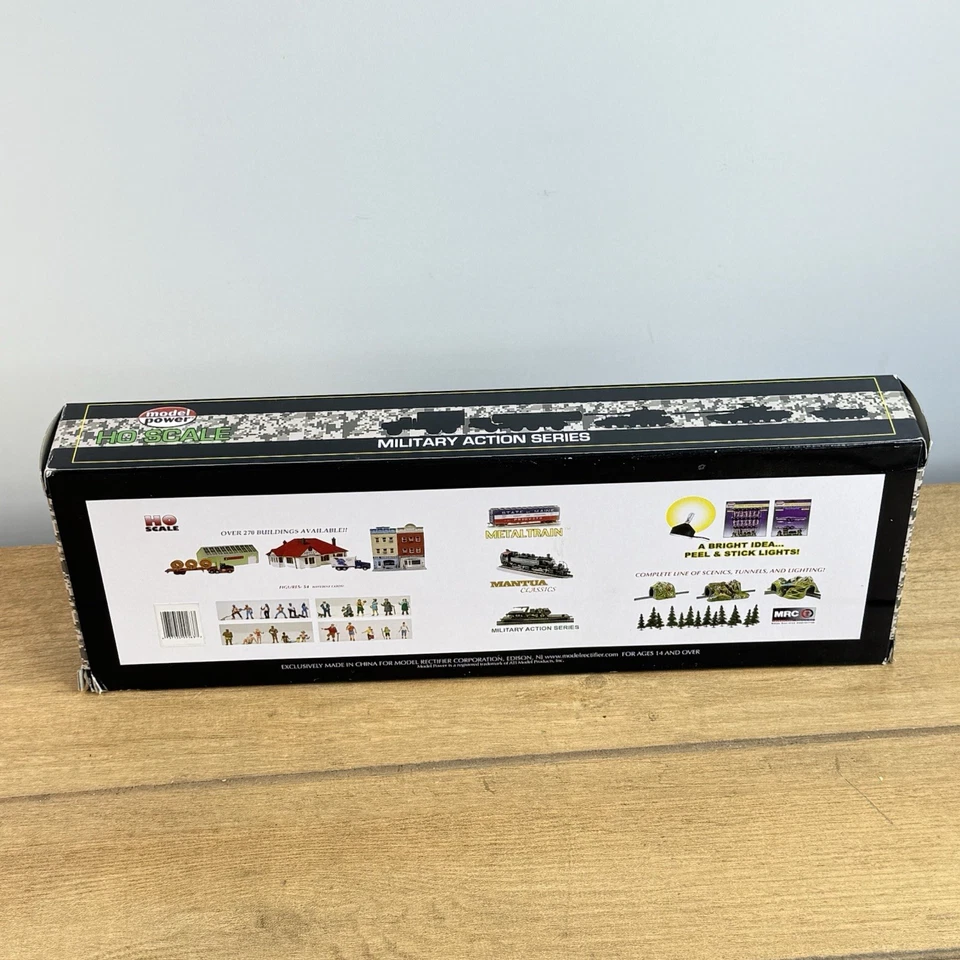 Model Power HO Scale 99163 US ARMY BIG GUN Train Car  New in Box - Image 4 of 4
