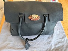 Mulberry Bayswater Bag Black Small Classic Grain Leather good condition 
