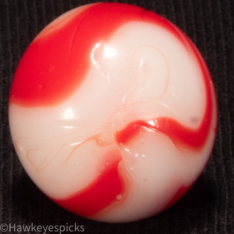 YASUDA Japanese Vintage SLAG Swirl Marble 5/8"+Mint-oor Hawkeyespicks sg