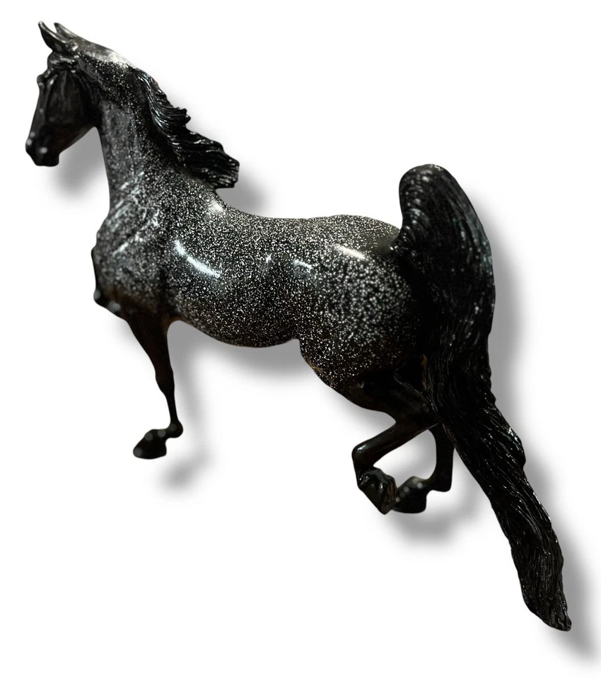 Black Horse Ranch American Saddlebred Blue Roan Rare - Image 4 of 4