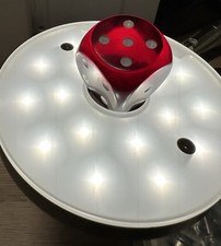 🟥 Schwerer Vintage-Bakelit-Würfel – 3,4cm x 3,4cm / 44,55g–Retro Sammlerstück