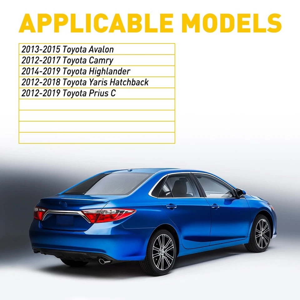 WHITE Plate Lamp LED License Light For Toyota Camry Avalon Highlander 1/2Set - Image 3 of 4