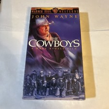 The Cowboys VHS,1972 NEW SEALED