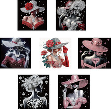 Diamond Art Kit Set Inch Special Shape Crystal Mosaic For 7piece 11.8x11.8