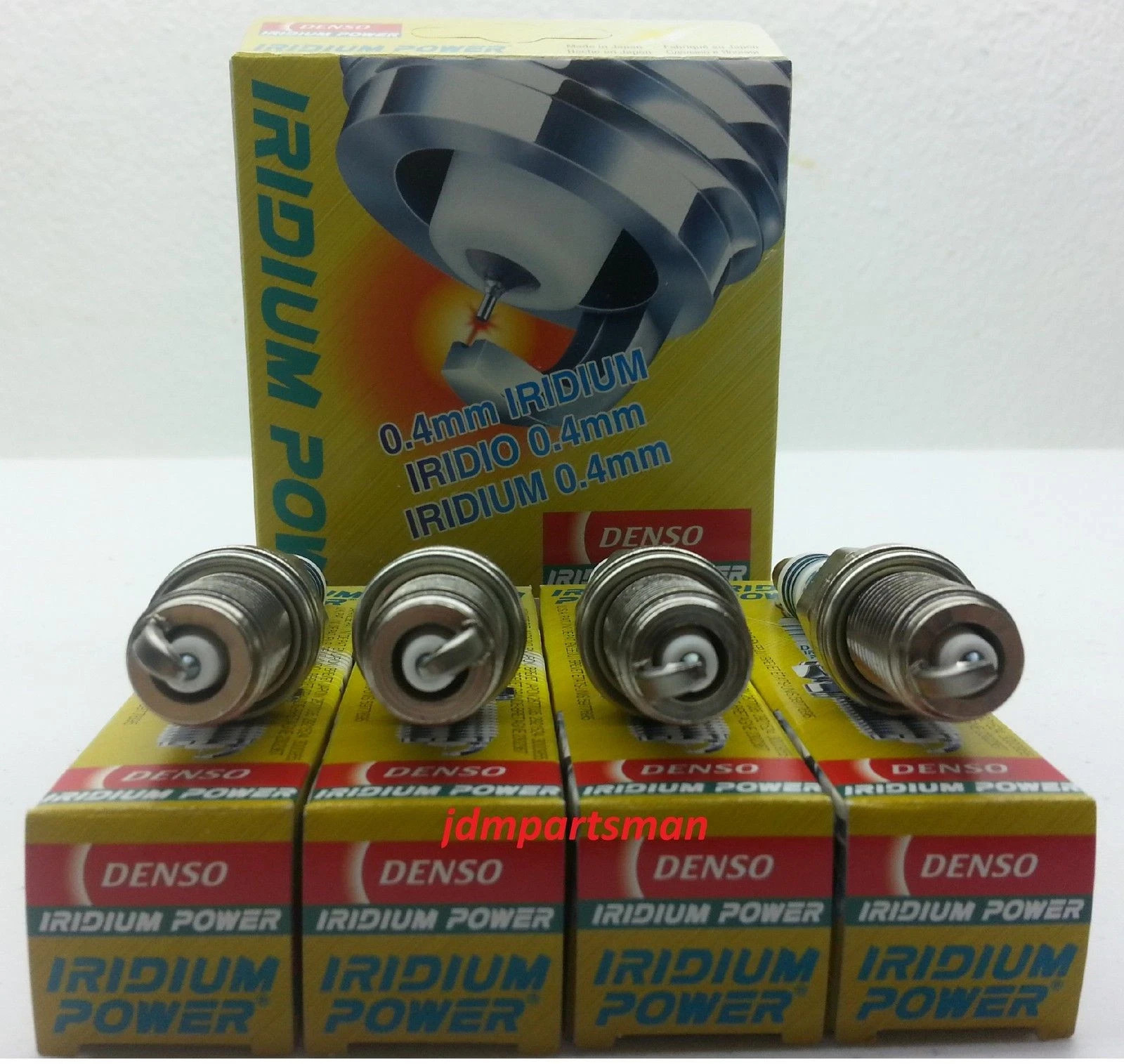 4 x DENSO IRIDIUM POWER 5306 IW20 Spark Plug 