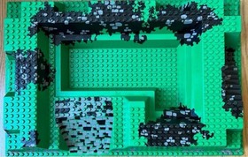 LEGO 6079 ELKWOOD FORTRESS OLD FORESTMAN SET - INCOMPLETE, NO BOX Very Good