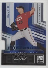 2007 Donruss Elite Extra Edition Aspirations Die-Cut 2/100 Brett Cecil #3 1e15