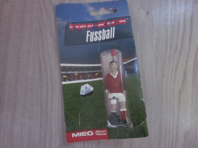 MIEG Tipp Kick Star Top Kicker ROT WEISS inkl. Fußball Spieler Figur NEU OVP