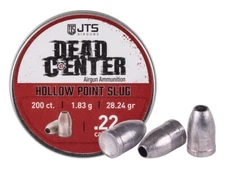 JTS Slug HP 200 Count DEAD CENTER Hollow Point 5.5mm .22 Caliber Airgun Pellets