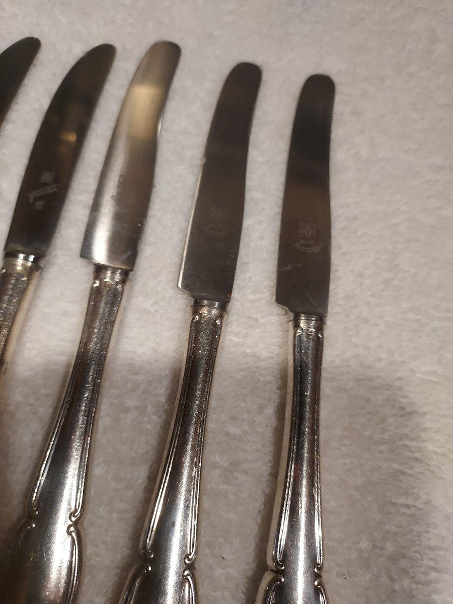 Vtg Lot of 6 WMF 90 Friodur Inox And NICHT ROSTEND Silver plate