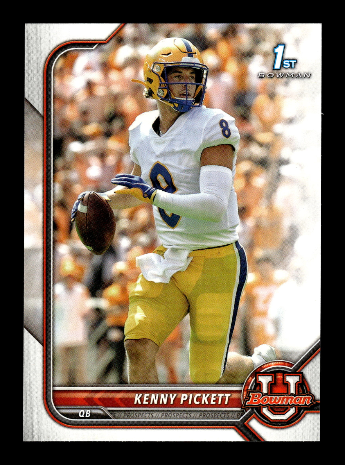 202122 Bowman University 65 Kenny Pickett 1st Rookie Card RC XRC