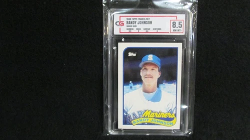 1989 Topps Traded - Randy Johnson #57T (RC) CG 8.5