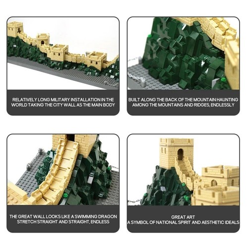 Wange Bloque de Construcción Juguetes Arquitectura Mundial Ladrillos Modelo para Adultos o Niños - Imagen 746 de 872