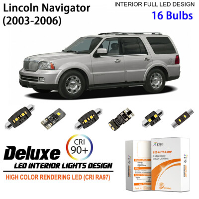 LED Interior Light Kit for Lincoln Navigator 2003-2006 Light Bulbs