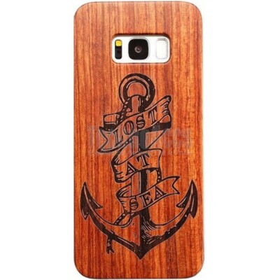Anchor Design Wood Case For Samsung S9