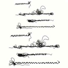 8 Assorted Sewing Machine Threads/Stitches/Knots Clear Silicone Stamps. 20cm