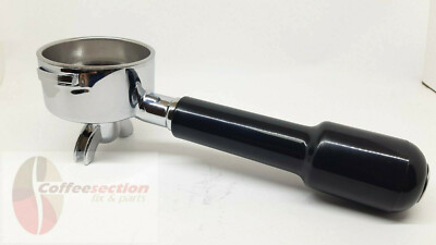 EDESIA ESPRESS - Portafilter vervangingshouder - voor WEGA 58mm espressoapparaten - walnoten handvat - 2 spuiten, 14 g houder