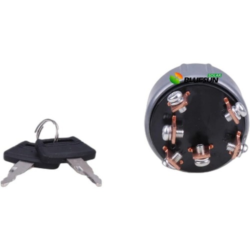 Interruttore accensione PH50S00007S001 per escavatore compatto CASE CX17B CX47 CX25 - Foto 3 di 6