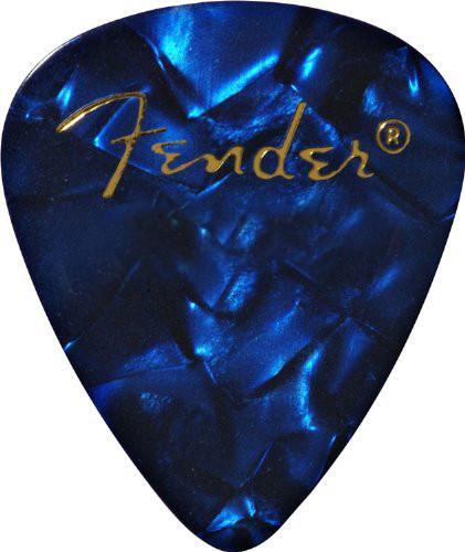 Fender 351 Premium Celluloid Guitar Picks Medium 1 Gross 144-Pack Blue Moto