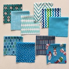 10 x 25 cm Baumwollstoff Quadrate f&uuml;r Patchwork und Basteln&nbsp;
