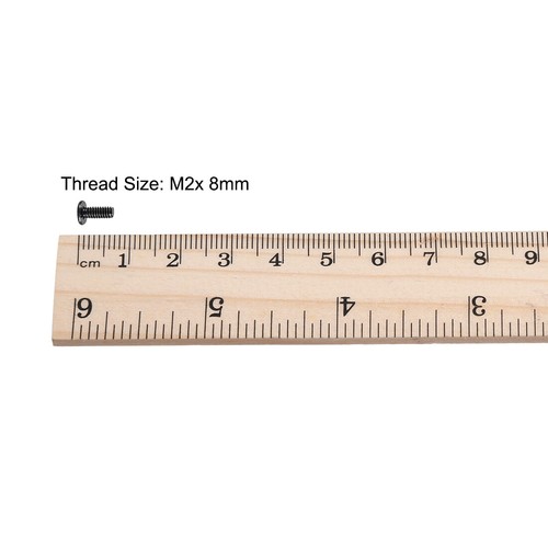M2 x 8mm Laptop Notebook Computer Screws Phillips Head Screw Black 50pcs - Afbeelding 4 van 4