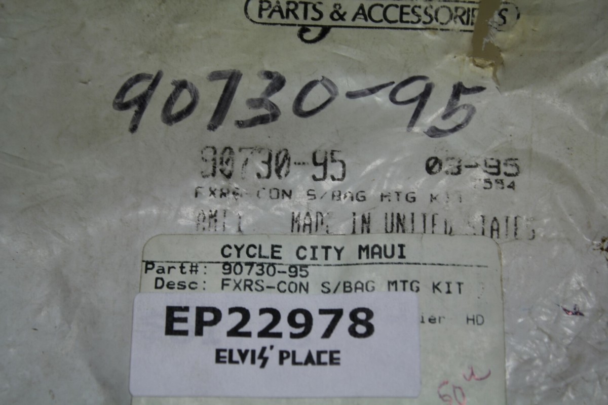 Harley FXR 90730-95 90734-92 90710-90 FXRS saddlebag mounting