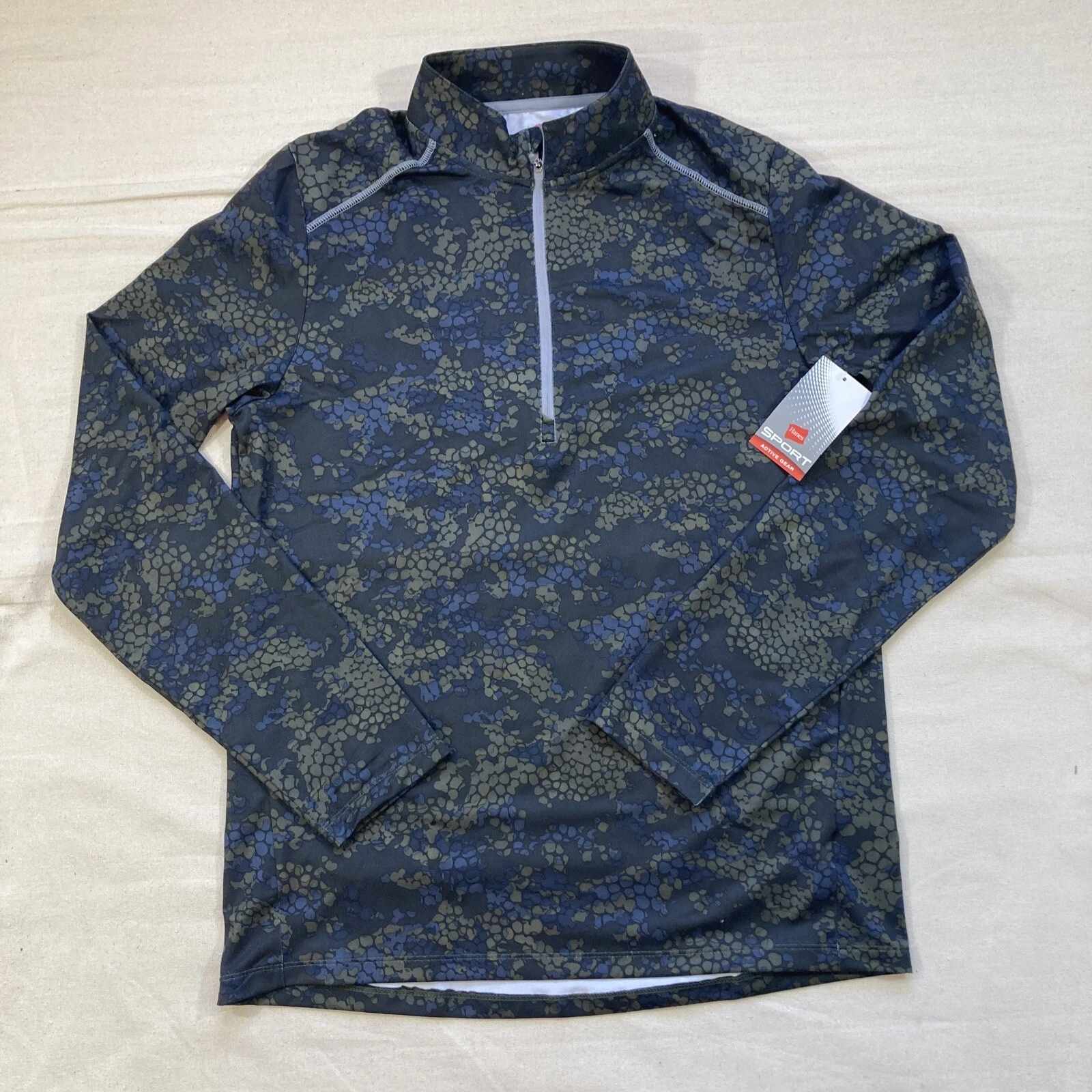 Hanes Women's Quarter Zip Sport Top, Medium (NWT)