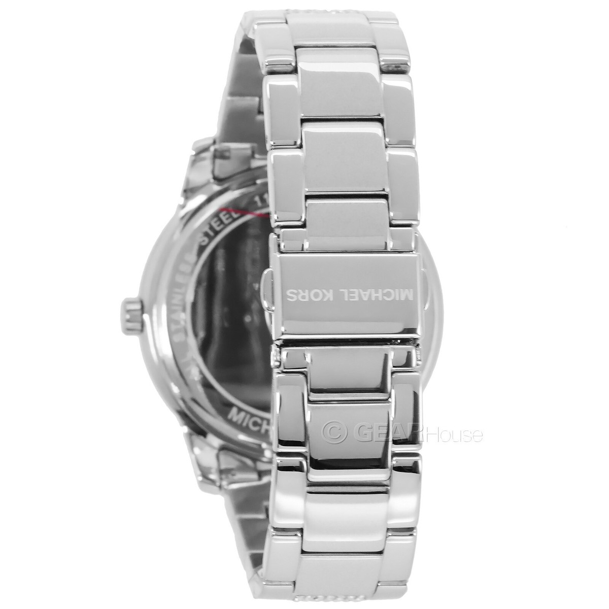 Michael Kors Tibby Womens Pave Glitz Watch, White Dial