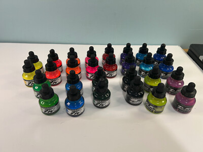 Daler-Rowney FW & FW Pearlescent Artists Ink Acrylic Ink Your Choice!