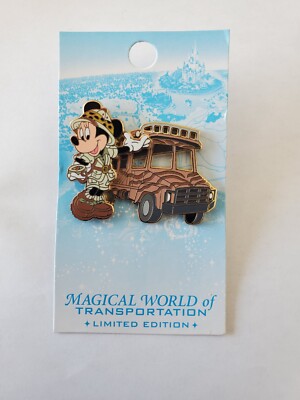 Disney Minnie Kilimanjaro Safari Magical World of Transportation Pin LE 2000 AK