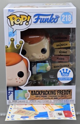 Funko Pop Vinyl - Freddy #218 Backpacking Freddy - mit Postkarte - Neu -