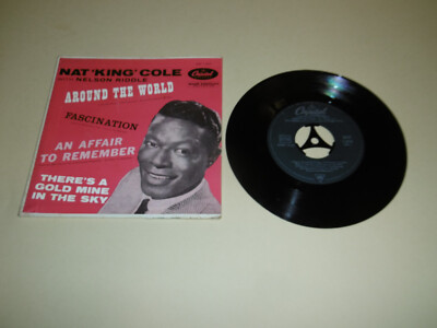 DISCO 45 GIRI NAT ''KING'' COLE AROUND THE WORLD -FASCINATION CAPITOL EAP 1-813