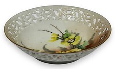 Schonwald Candy Bowl Yellow Flowers Bavaria P...