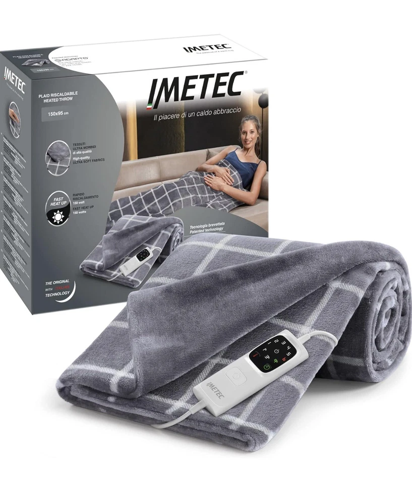 Imetec Adapto Velvet Square 150x95 cm Heizdecke / Wärmedecke