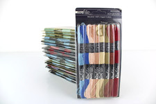 Lotto 160 MATASSINE FILO PER da RICAMO Profilo 8m MOULINè 100% Cotone 15 Colori