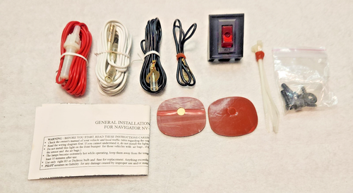 Pilot Fog Lights Lamps Wiring Harness Kit -ONLY- with Fuse, Rocker On/Off Switch