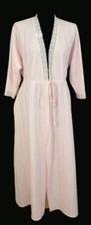 St Michael Vintage Womens Pink Polyester Lace Night Dress Uk 12