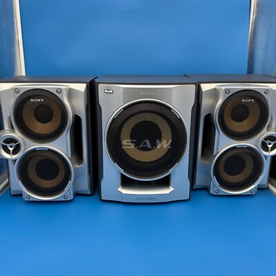 Sony SS-RG440 Hybrid Dual-Woofer Speakers(Pair) & SS-WG990