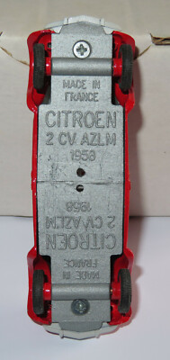 RARE MMT KIT RESINE/METAL MONTE 1992 CITROEN 2CV BICEPHALE POMPIERS COGOLIN 1/43