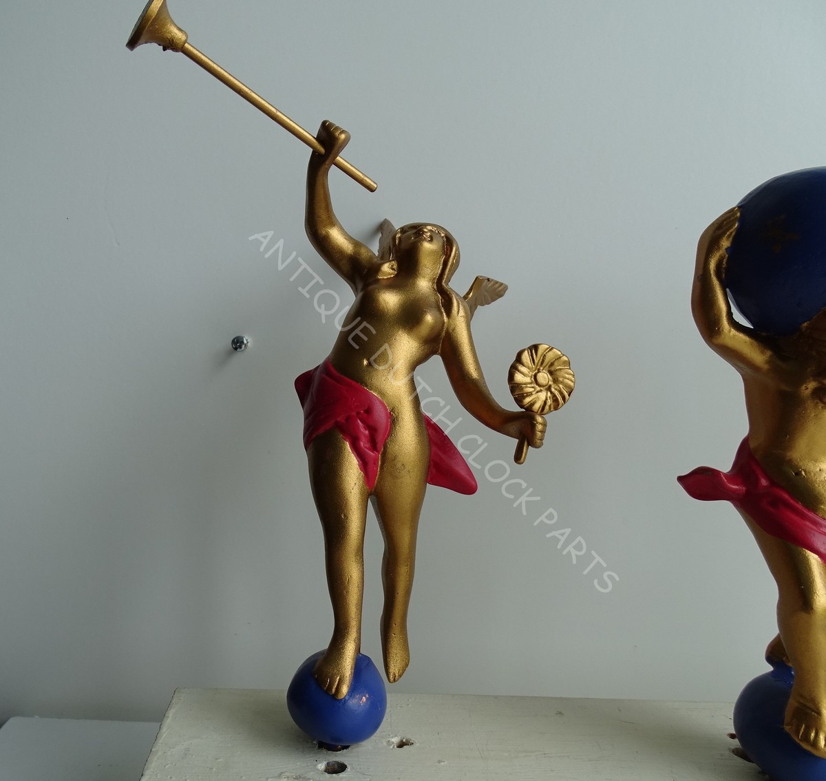 STATUES FOR LARGE DUTCH FRIESIAN TAIL AND GRANDFATHER CLOCKS 6