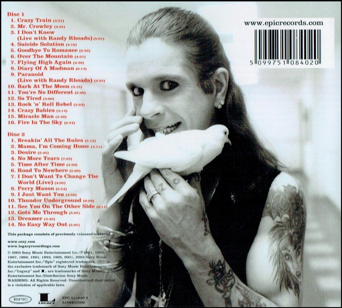 OZZY OSBOURNE * 30 Greatest Hits * New 2-CD Set * All Original
