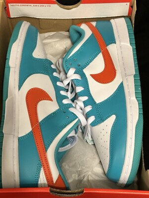 Nike Men s 9 Dunk Low Retro Blue Orange DV0833-102